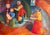 This is a cute still life painting of "Puppets" as a musical group, painted by French Artist Marie Laure-Ilie. This...