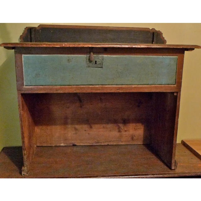 Italian 19th Century Painted Pine Buffet For Sale - Image 9 of 13