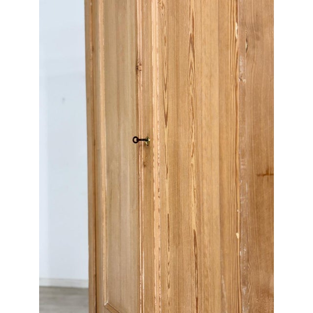 Tan Gründerzeit Wooden Wardrobe, 1900s For Sale - Image 8 of 11