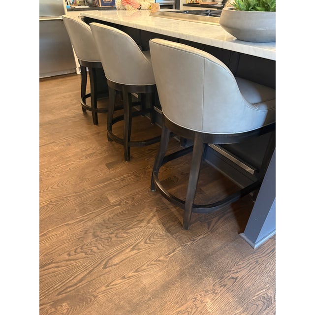 2020s Set of 3 Vanguard Calloway Stools For Sale - Image 5 of 8