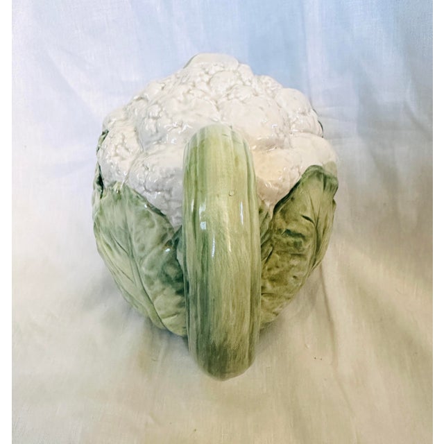 Farmhouse Fitz & Floyd Cauliflower Pitcher & Sugar/Creamer-Set of 3 For Sale - Image 3 of 12