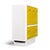 1970s Space Age Broyhill Chapter One Yellow and White Gentlemen's Chest Dresser For Sale - Image 5 of 15