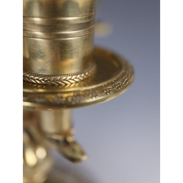 19th Century French Brass Bouillotte Table Lamp, 1880 For Sale - Image 14 of 18