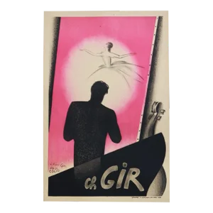 1928 French Art Deco Poster - Ch Gir (Paul Colin)