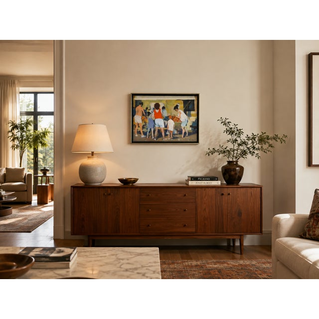 Day at the Market - Serge Hollerbach, C. 1991 For Sale - Image 9 of 10