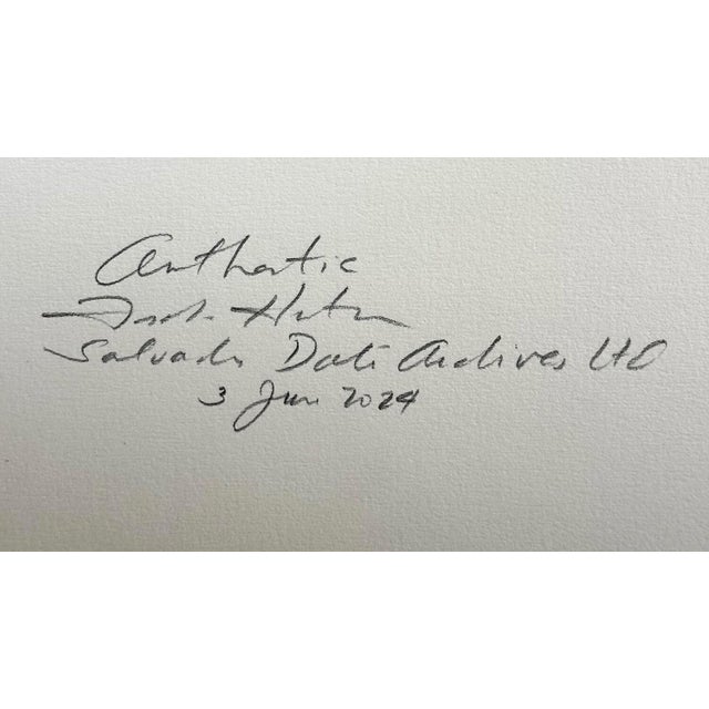 Salvador Dali After 50 Years of Surrealism the Curse Conquered For Sale In Miami - Image 6 of 6