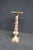 Orange Italian Style Onyx Pedestal With Urn For Sale - Image 8 of 15