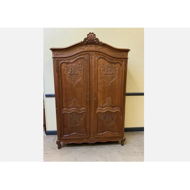 Vintage Wardrobe in Oak, 1950 For Sale - Image 12 of 12