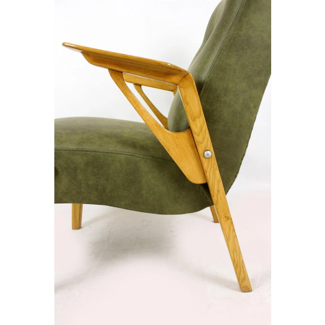 Mid-Century Ash Armchair, 1960s For Sale - Image 6 of 17