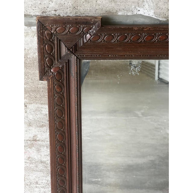 Antique Neo-Renaissance Carved Wooden Mirror, 1890s For Sale - Image 16 of 18