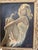 Mid-Century Modern MCM Oil Painting, Beauty W Bird, 17.5x21 W Frame For Sale - Image 3 of 5