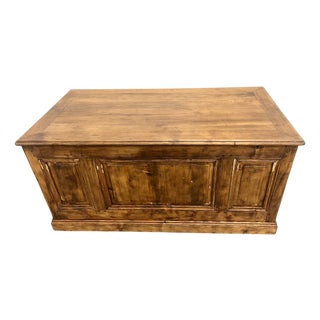 Oak and Pine Trading Counter, 1900s For Sale