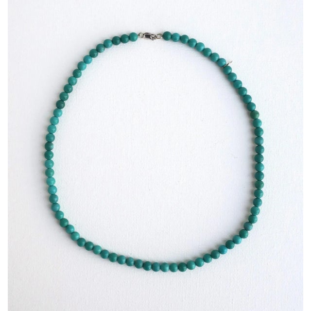Modern Turquoise Necklace and Choker Necklace For Sale - Image 3 of 13