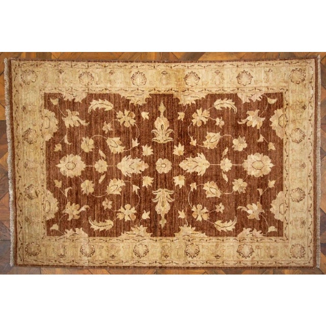 Hand-Knotted Ziegler Rug in Wool For Sale - Image 11 of 11