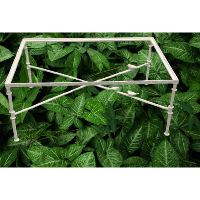 Fantastic and rare coffee tables attributed to Diego Giacometti from the same Miami Beach estate. One table with “ deux...