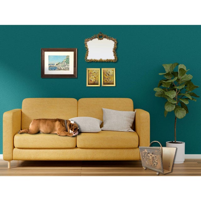 Early 20th Century 1930s French Coat of Arms Magazine Rack For Sale - Image 5 of 5