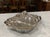 1940s Lunt Silverplate Two‑Compartment Serving Dish v-38, 12” × 9”, Heavy Ornate Floral Divider - Entertaining, Barcart, Palm Beach Regency - See Pics! For Sale - Image 5 of 8