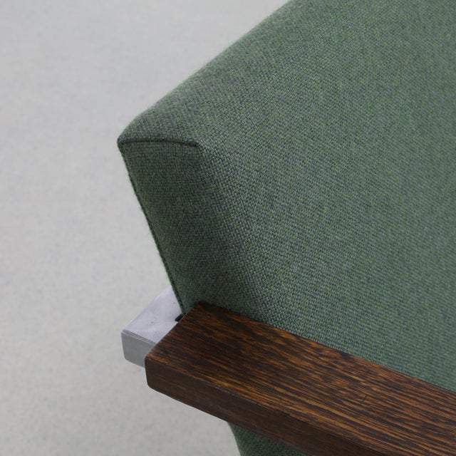 Brown Vintage Armchair by Martin Visser for T Spectrum, 1960s For Sale - Image 8 of 9