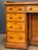 Large English Pedestal Desk With Kneehole Cabinet of Mahogany For Sale In Austin - Image 6 of 11