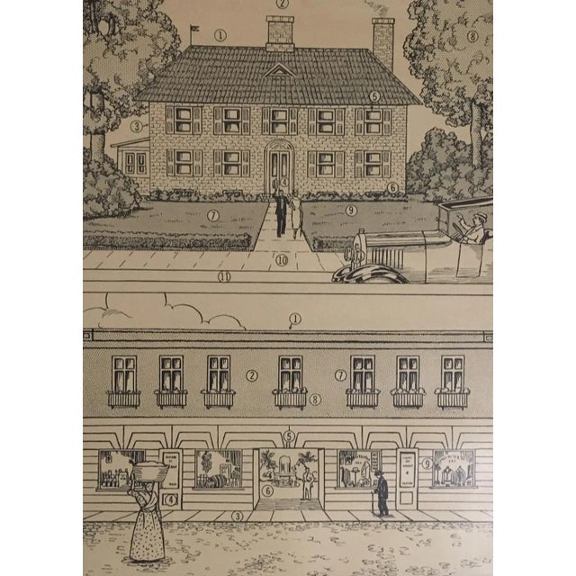 1926 Vintage Heath's Modern Language Wall Chart No. 9 Double-Sided Classroom Poster For Sale - Image 4 of 9