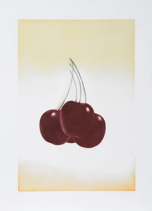Hank Laventhol, Cherries, Aquatint Etching