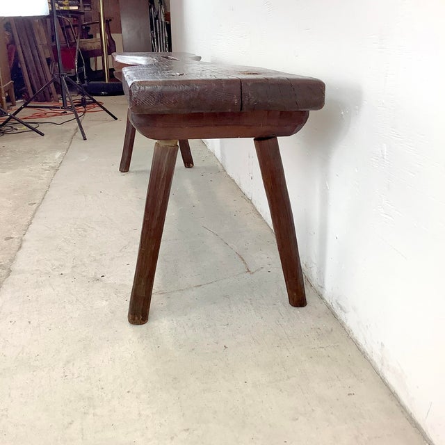 Rustic Primitive Cobblers Bench For Sale In Philadelphia - Image 6 of 12