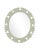 Contemporary Fleur Home Audubon Bamboo Sticks Oval Mirror in Mizzle, 22x27 For Sale - Image 3 of 3