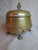 Antique 19th Century Brass Etrog Box Engraved Sukkot Citron Footed Judaica For Sale - Image 4 of 18