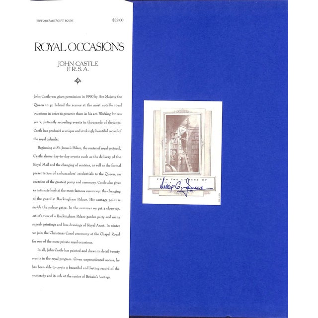 Modern "Royal Occasions Watercolors and Drawings" 1992 Castle, John For Sale - Image 3 of 11