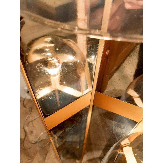 Floor Lamp in Chrome Plated and Brushed Aluminium with Murano Glass attributed to Gaetano Sciolari, 1970 For Sale - Image 12 of 15