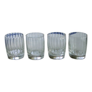 Lenox Crystal Vintage Lowball Rocks Glasses- Set of 4 For Sale
