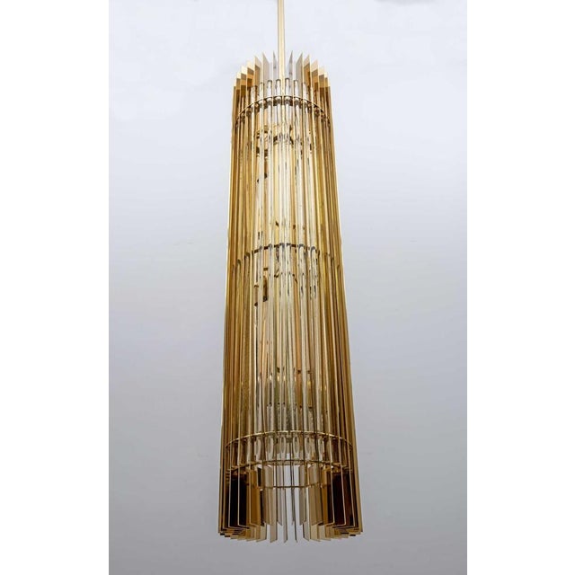 2000 - 2009 Gucci Pendant in Brass and Murano Glass by Romani Saccati for Studio Design, Italy For Sale - Image 5 of 14