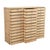 36 -drawer storage unit in raw wood. This piece is designed in the style of the selected designer and/or manufacturer