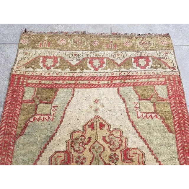 Art Deco 1960s Decorative Handknotted Vintage Rug For Sale - Image 3 of 11