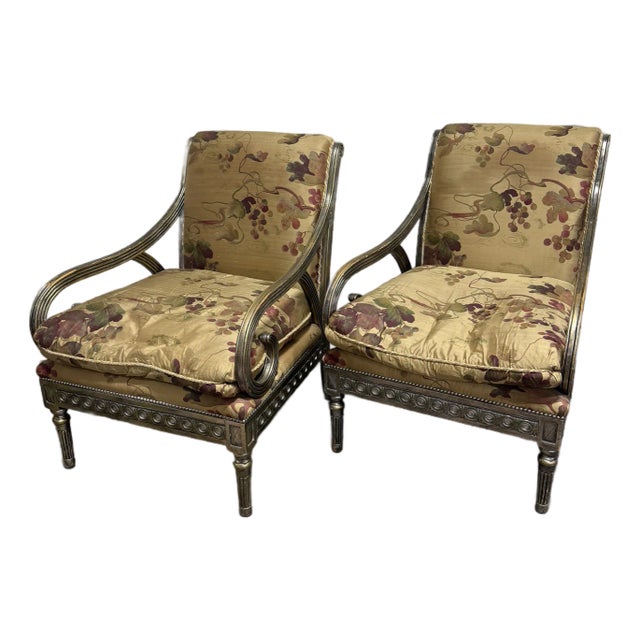 Henredon French Directoire Style Chairs - A Pair For Sale