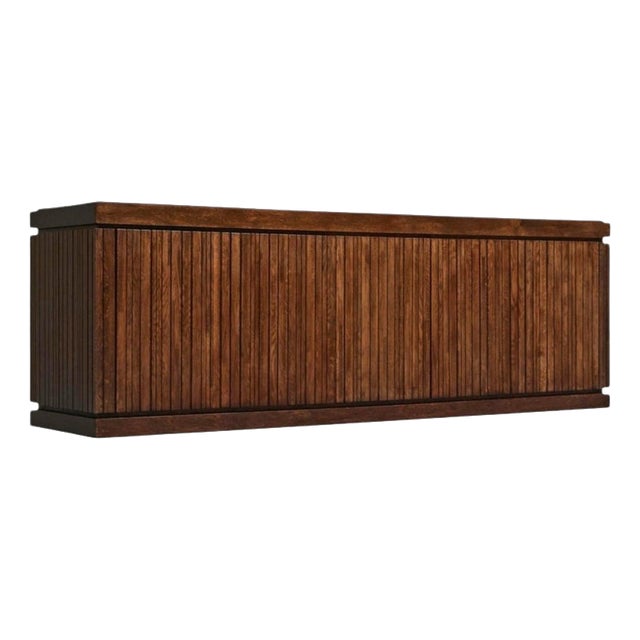 Freestanding Sideboard in Oak, Belgium, 1970 For Sale