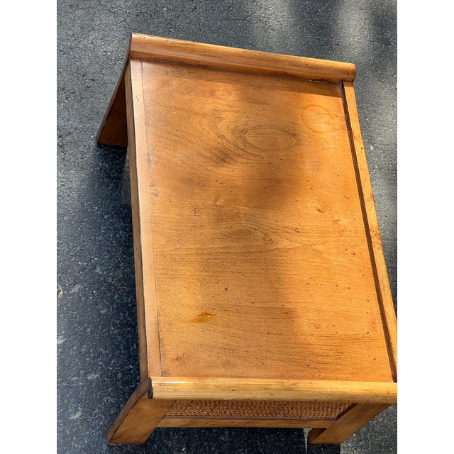 Transitional Vintage MCM End Table For Sale - Image 3 of 7