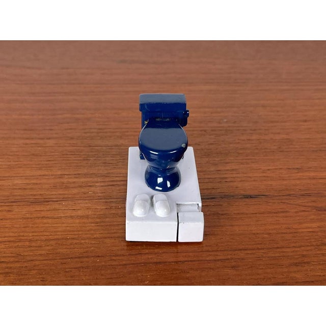 Metal Vintage Toilet Shaped Lighter, 1980s For Sale - Image 7 of 15