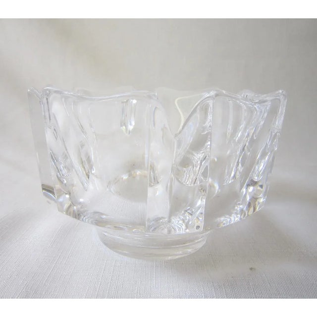 1970s Modernist Lead Glass Bowl, Signed and Numbered For Sale - Image 5 of 8