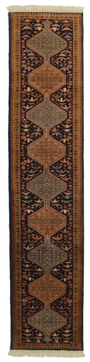 Vintage Persian Ardebil Runner - 2′2'' × 9′11″