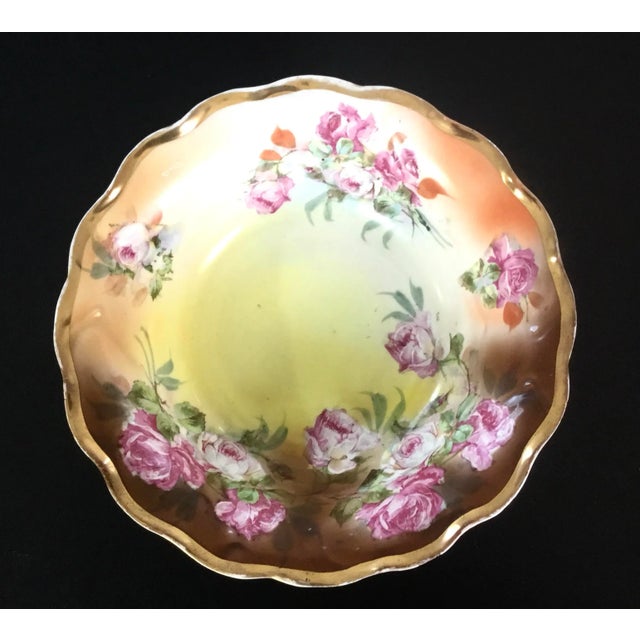 Fine porcelain painted and gilded bowl bowl made by Oscar Schlegelmilch in the early 1900’s for St. Killian pottery in...