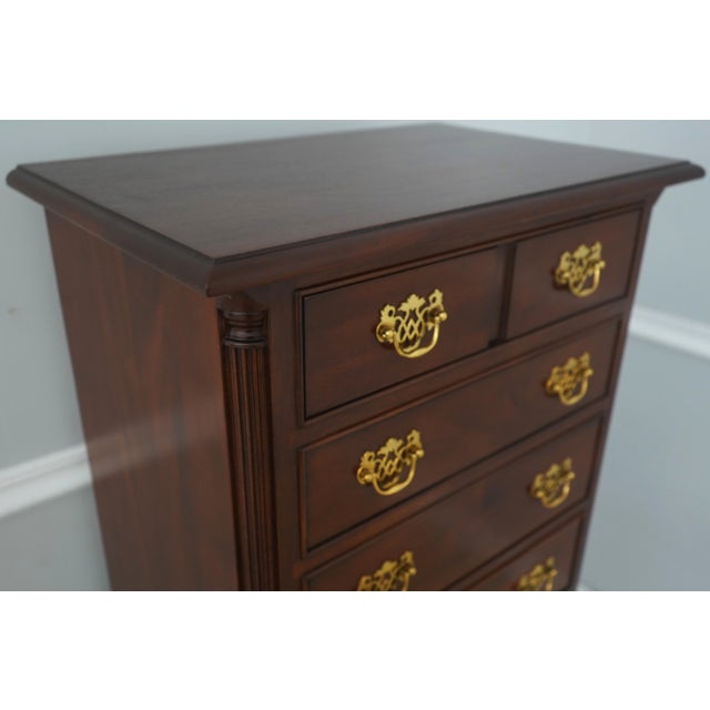 Stickley Chippendale Style Mahogany Lingerie Chest For Sale - Image 10 of 16