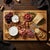 Metal Vintage Mid-Century Modern Wrought Iron Wine Rack & Bar in the Style of Arthur Umanoff, With Detachable Bamboo Cheese Board For Sale - Image 7 of 7
