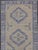 Measures: 4'6 x 12'6 This vintage Oushak gallery runner features blue medallions on a sandy-taupe field. The border and...
