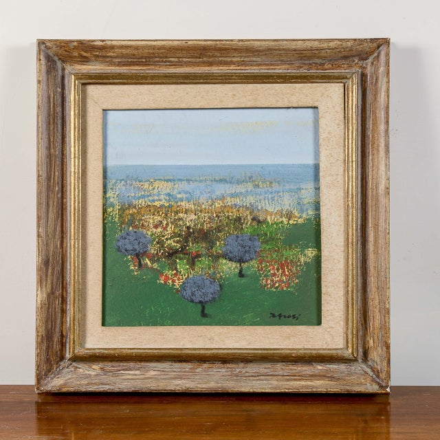 Manlio Bacosi, Untitled, Canvas, Framed For Sale - Image 5 of 5