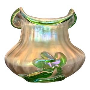 Kralik Art Nouveau Iridescent Glass Vase | Bohemian, C. Early 1900s