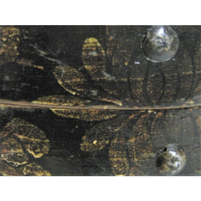 Wood Chinese Woven Rattan Hat Box - 16" - Late 19thc. For Sale - Image 7 of 11