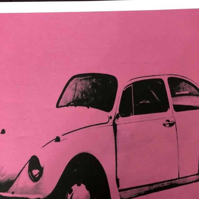1990s After Andy Warhol Pink Lithograph "Numbered and Signed on Plate" Lithograph For Sale - Image 4 of 11