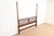 Baker Furniture Company Baker Furniture Chinese Chippendale Carved Cherry Wood King Size Poster Headboard For Sale - Image 4 of 9
