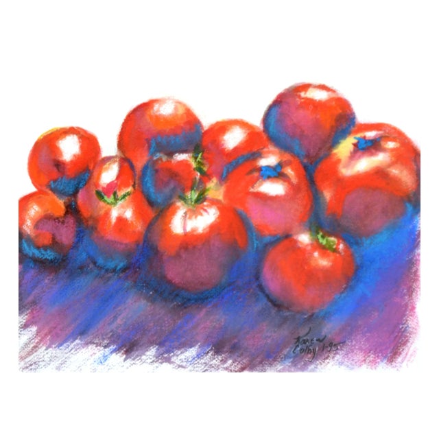 American Red Tomatoes Still Life by Karen Colby For Sale - Image 3 of 6